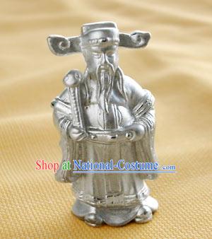 Chinese Delicate 925Silver Mammon