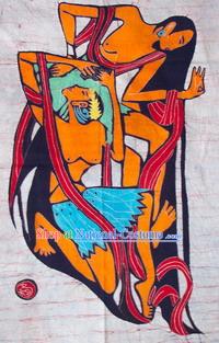 Batik Hanging-Ancient Love