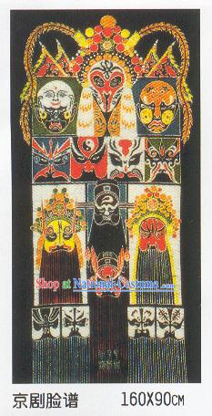 Batik Hanging-Chinese Opera  Face