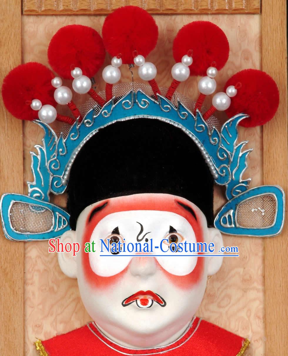 Handcrafted Peking Opera Mask Hanging Decoration - Chou Jue _Clown_