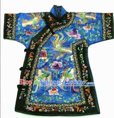 100_ Hand Made Embroidery Phoenix Chinese Empress Robe