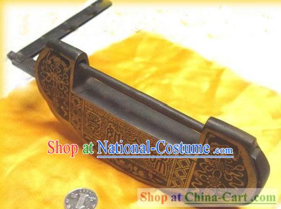 Chinese Palace Style Classic As One Wishes Large Archaized Copper Lock