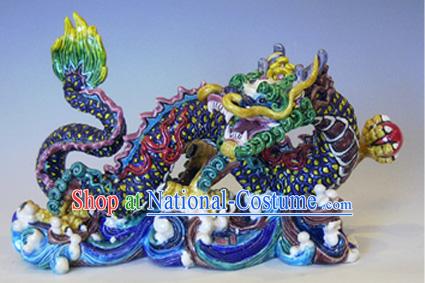 Chinese Cochin Ceramics-Large Dragon Playing with Ball