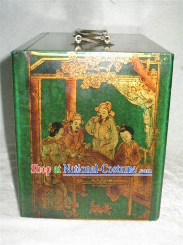 Chinese Classic Palace Antique Mahjong Box