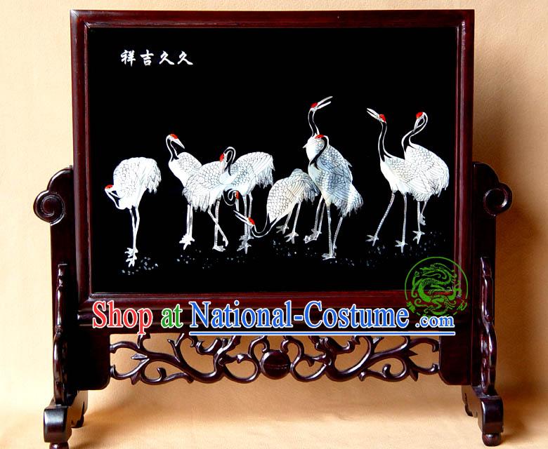 Yang Zhou Lacquer Craft-Holy Cranes