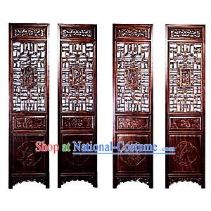 Boxwood Antique Style Folding Screen