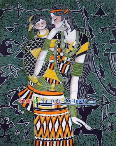 Chinese Batik Hanging-Mother Love