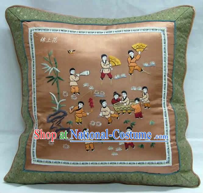 Chinese Handmade Embroidery Children Cushion