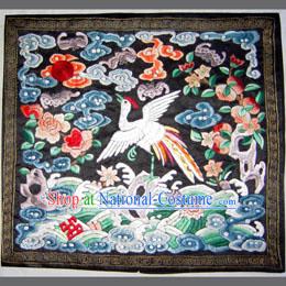 Qing Dynasty Second Grade Civilian Hand Embroidery Flake