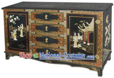 Chinese Palace Lacquer Ware Cabinet-Ancient Beauties