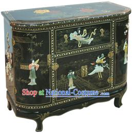 Chinese Palace Lacquer Ware Cabinet-Fei Tian