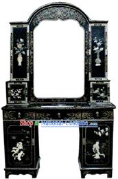 Chinese Classic Palace Lacquer Ware Mirror Cabinet