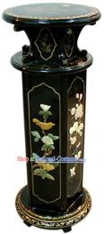 Chinese Palace Lacquer Ware Flower Shelf 2