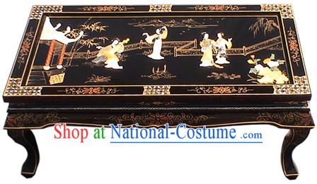 Chinese Palace Lacquer Ware Table Set-Ancient Fairies