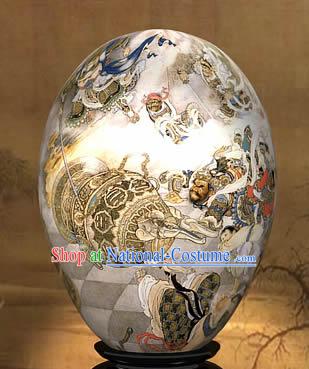 Chinese Wonders Hand Painted Colorful Egg-Heaven Play of West Journey