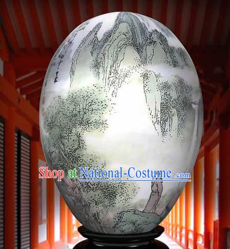 Chinese Wonders Hand Painted Colorful Egg-Li Bai Poet