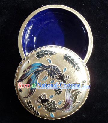 Beijing Cloisonne Goldfish Box