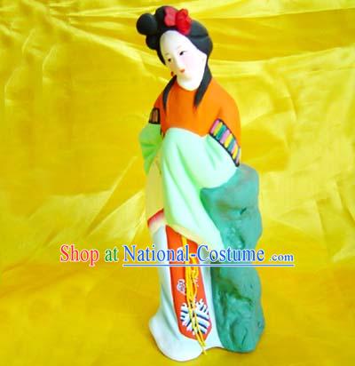 Beijing Hand Made Clay Figurine-Lin Daiyu