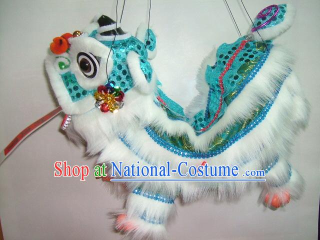 Chinese Classic Hand Puppet-Blue Lion Dance