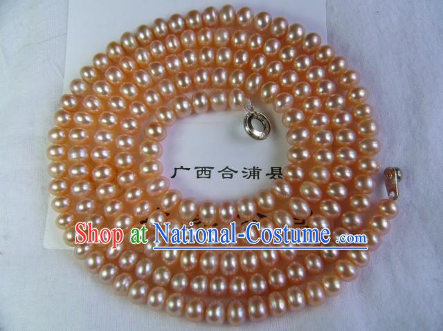 Marvellous Nature 1200MM Long Pink Pearl Necklace