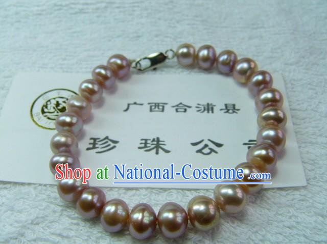 Nature Purple Pearl Bracelet