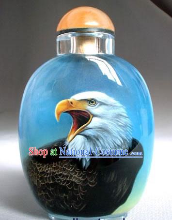 Snuff Bottles With Inside Painting Birds Series-Hawk