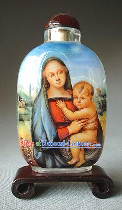 Snuff Bottles With Inside Painting Religion Series-Jesus Childhood