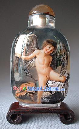 Snuff Bottles With Inside Painting Religion Series-Love Angel