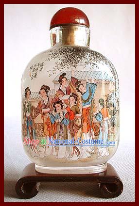 Snuff Bottles With Inside Painting Characters Series-Palace Beauties 1