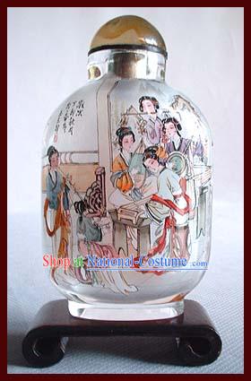 Snuff Bottles With Inside Painting Characters Series-Chinese Palace Music Group