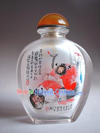 Snuff Bottles With Inside Painting Characters Series-Zhong Kui