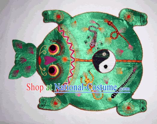 China Hand Made Cloth Craft-Frog King Pillow