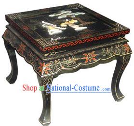 Chinese Classic Lacquer Ware Square Table