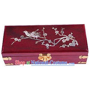 Chinese Chopsticks Box and Jewel Caskets-Bird Love