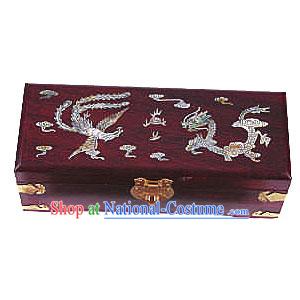 Chinese Chopsticks Box and Jewel Caskets-Red Bless