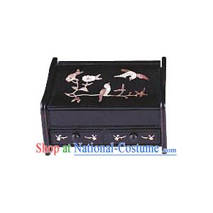 Chinese Chopsticks Box and Jewel Caskets-Bird Playing