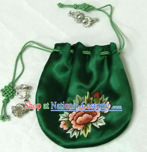 Chinese Classic Silk Jewely Pouch