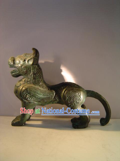 Chinese Classic Archaize Bronze Ware-Ancient Xiezhi_Unicom_