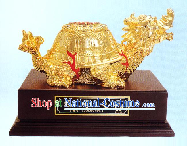 China Classic Gold Longevity and Good Fortune Tortoise