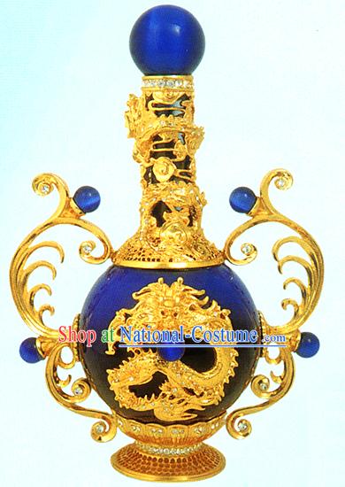 China Stunning Gold Dragon Vase