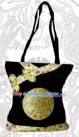 Chinese Classic Handmade Dragons Silk Bag