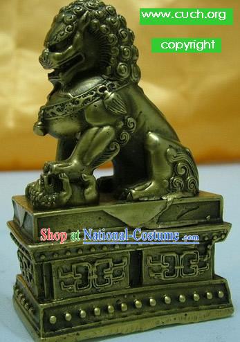 Chinese Traditional Bronze Lion King