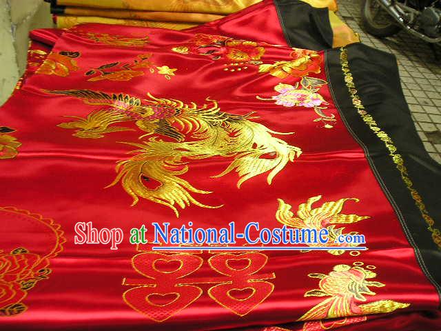 Hangzhou Silk with Double Happiness Pattern