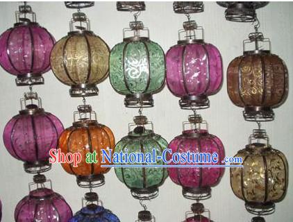 Chinese Traditional Silk Iron Lantern