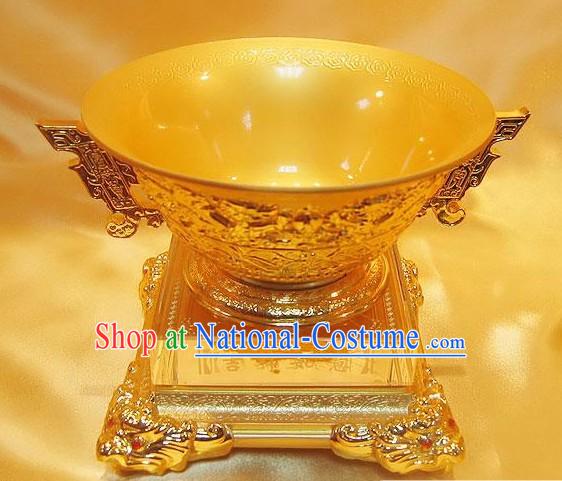 Chinese Lucky Golden Bowl Gift Package