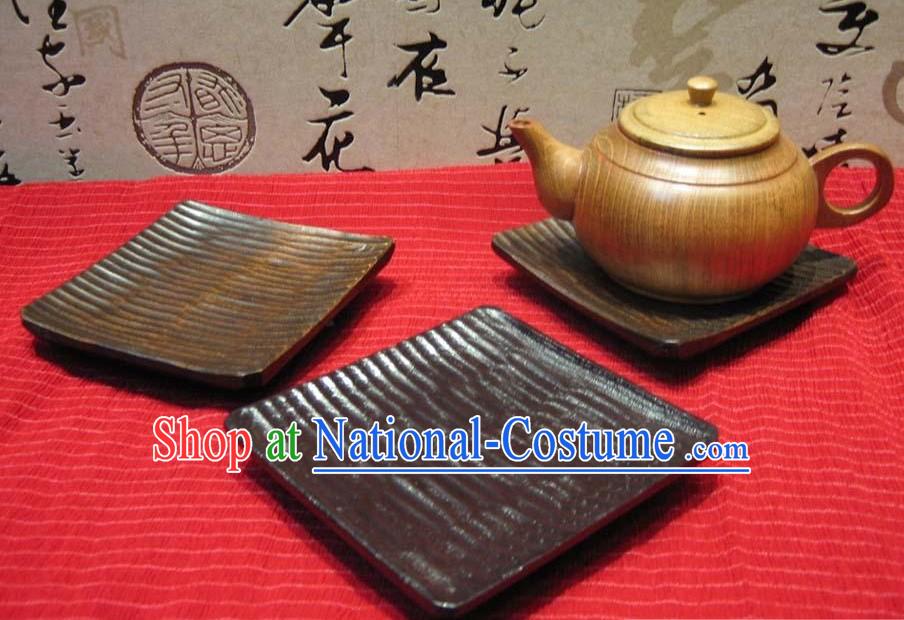 Chinese Hand Made Square Birch Wooden Tablemat