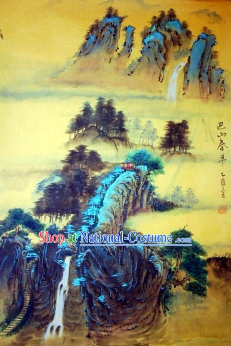 Chinese Traditional Painting by Peng Chengrong-Ancient Times