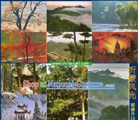 China Classic Yi Meng Scene Postcards Set _10 Pieces_