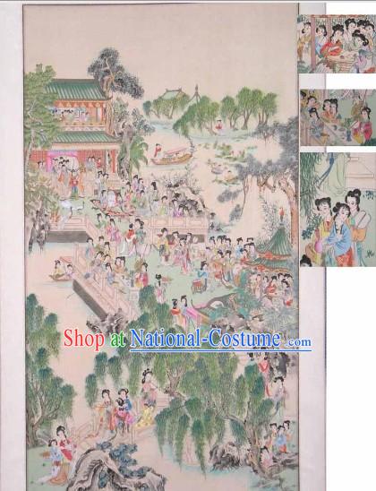 Traditional Chinese Painting-Hundreds of Beauties