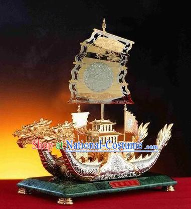 Chinese Ancient Palace Treasures Dragon Boat_Ship